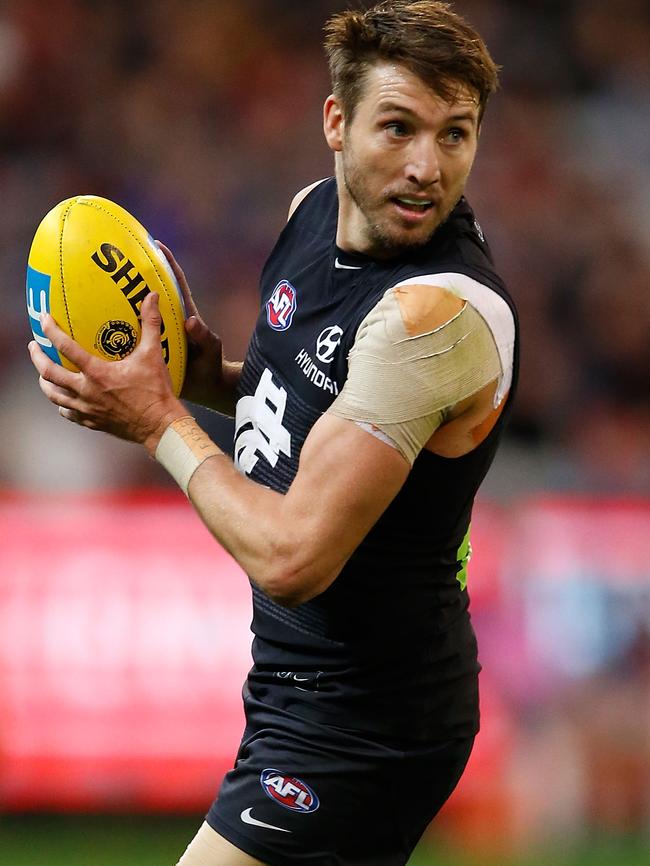 Dale Thomas in Carlton colours.