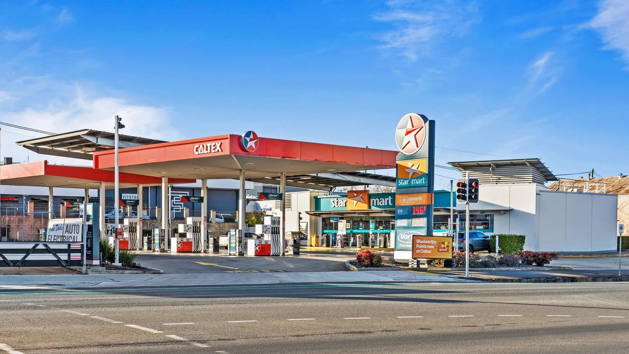 The Caltex service station at 282 Ruthven St, Toowoomba.