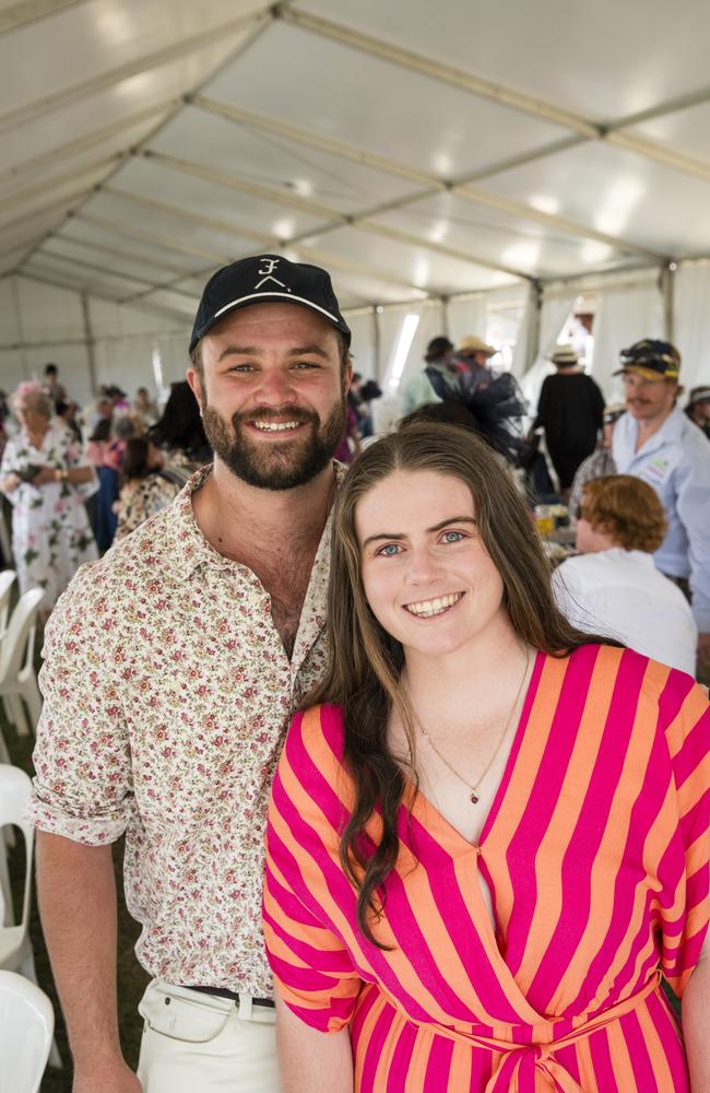 Patrick Feeney and Sarah Flynn at the Clifton Races hosted by Clifton Jockey Club, Saturday, October 28, 2023. Picture: Kevin Farmer