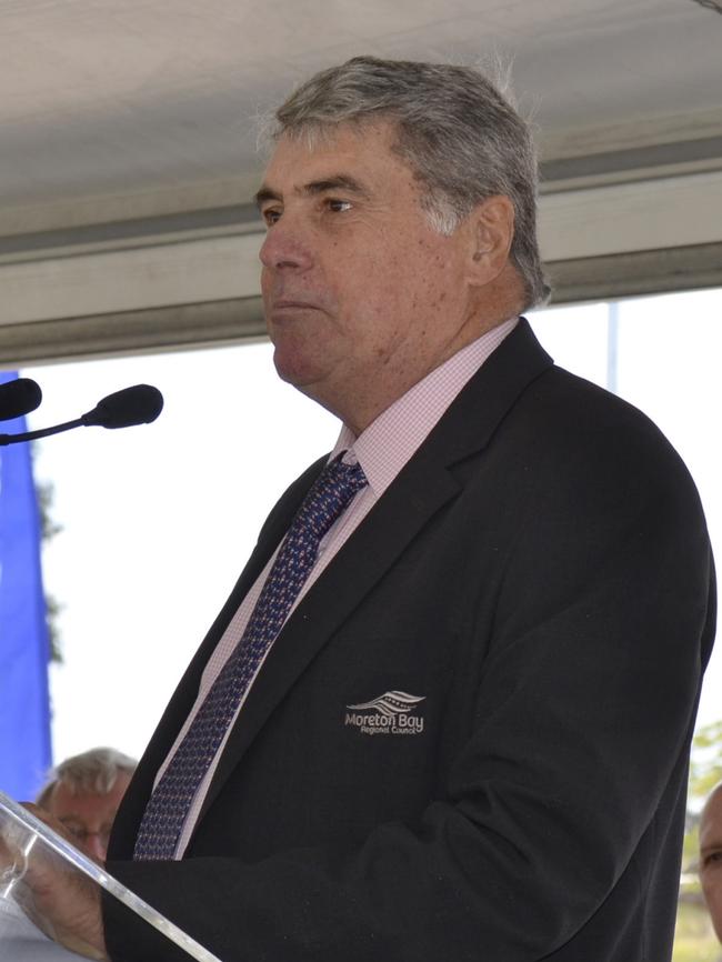 Moreton Bay Mayor Allan Sutherland issued a statement on Thursday evening. Picture: David Alexander Moreton Bay Mayor Allan Sutherland