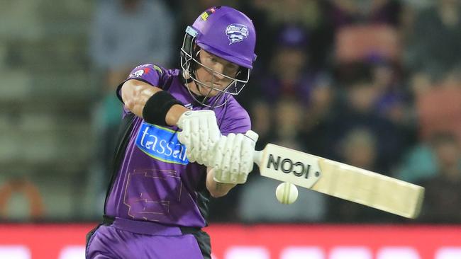 Simon Milenko has no doubt the in-form top order, led by dynamic opening duo D’Arcy Short, pictured, and Matthew Wade, can combat the expected slow, low-turning wicket. Picture: AAP Image/Rob Blakers