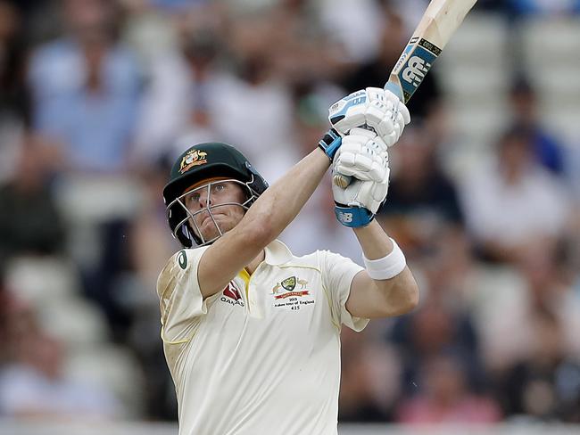 Steve Smith launches at Edgbaston on Thursday night. Picture: Getty Images