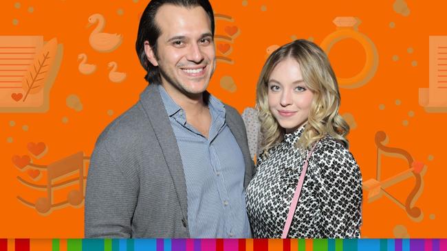 Jonathan Davino (L) and Sydney Sweeney. Picture: Getty Images