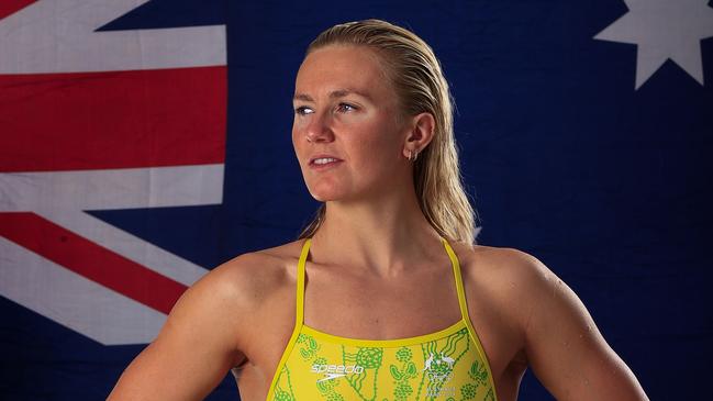 Australia’s Ariarne Titmus, who will defend her 400m freestyle gold medal early on Sunday (AEST). Picture: Adam Head