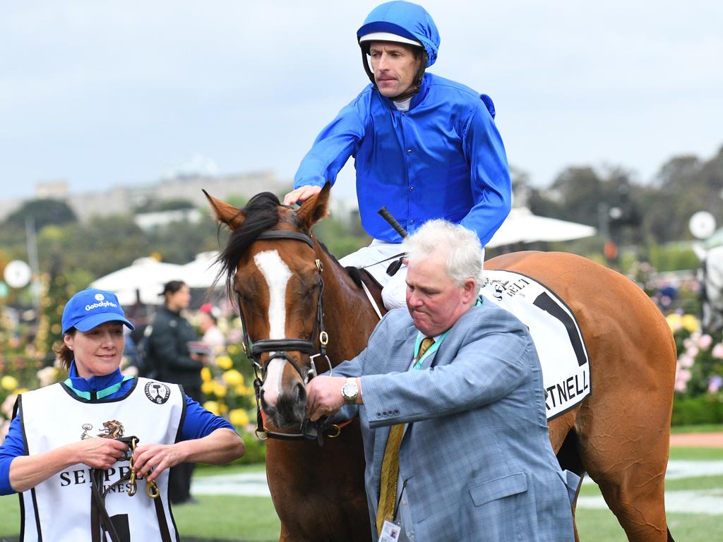 Hugh Bowman after riding Hartnell into third place in his farewell.