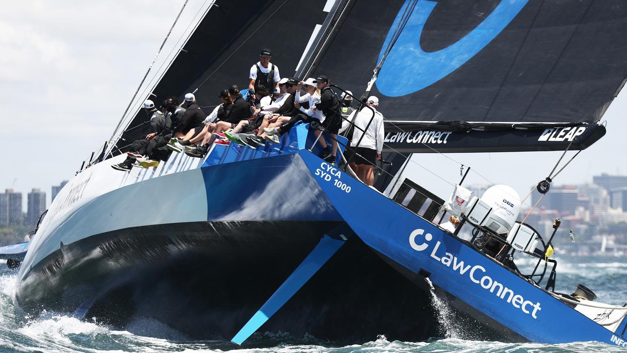 LawConnect is another line honours contender chasing victory. Images)