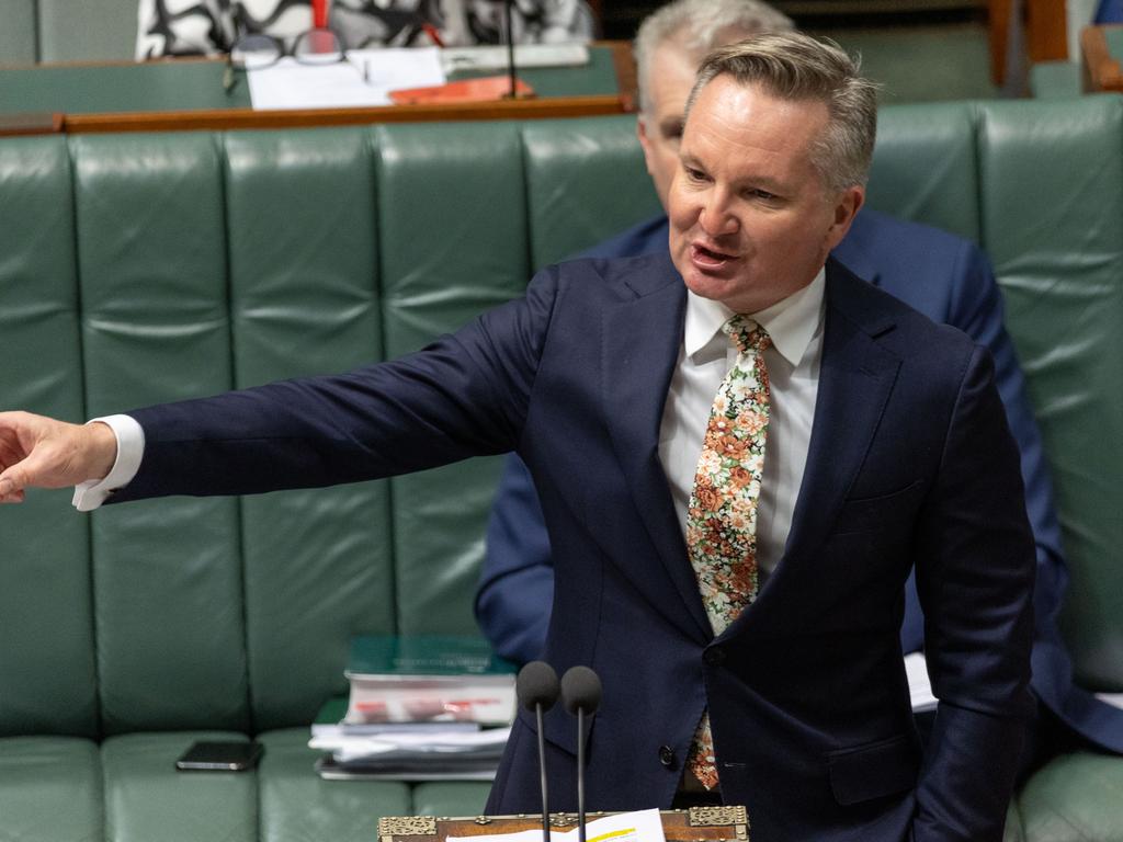 Climate Change and Energy Minister Chris Bowen. Picture: NCA NewsWire / Gary Ramage