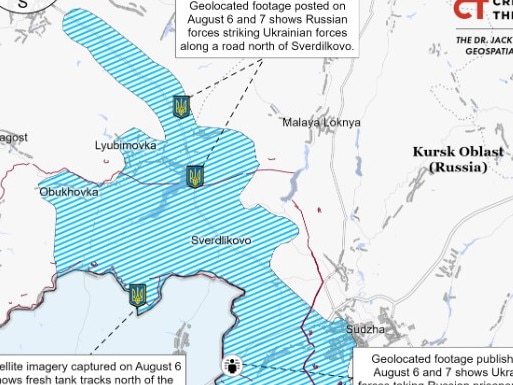 Ukraine's gains. Picture: Institute for the Study of War