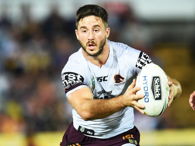 North Queensland Cowboys v Brisbane Broncos from 1300 Smiles Stadium, Townsville.  Broncos Ben Hunt. Picture: Zak Simmonds