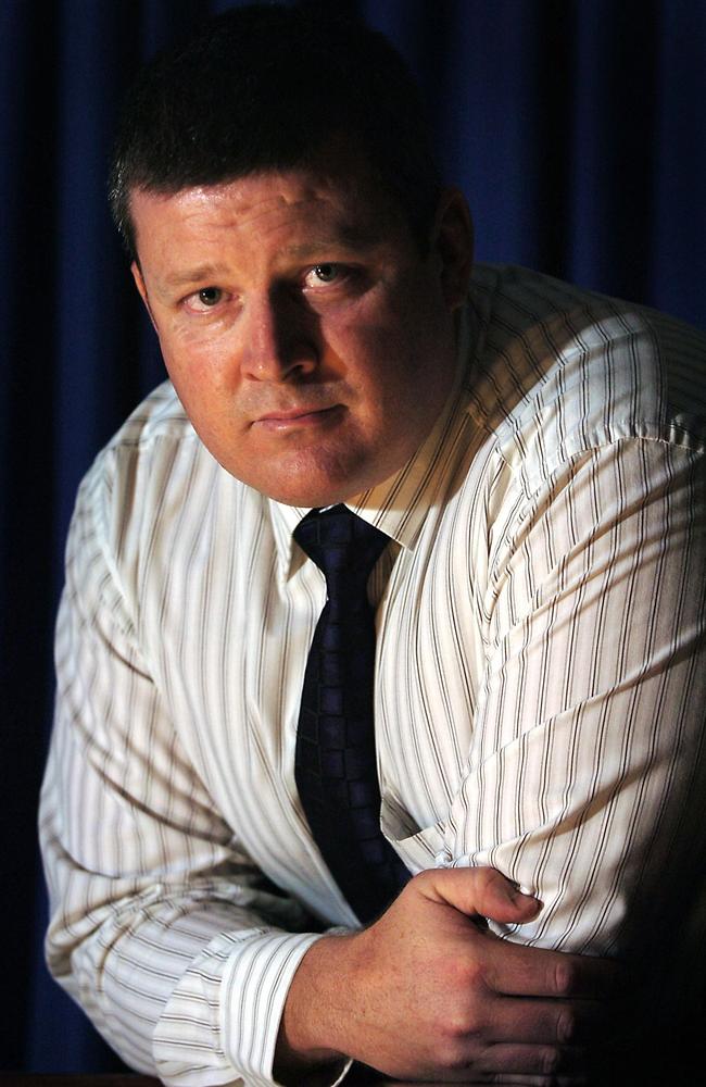 Jamie Chalker as Major Crime Unit Acting Detective Senior Sergeant. Picture: Brad Fleet