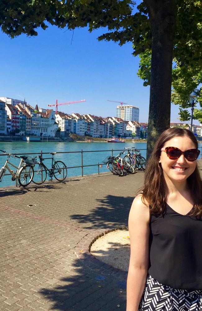 Kirsty Boden in Basel, Switzerland, from her travel blog. Her family has confirmed she was killed in the London terror attacks . Pictures: Facebook