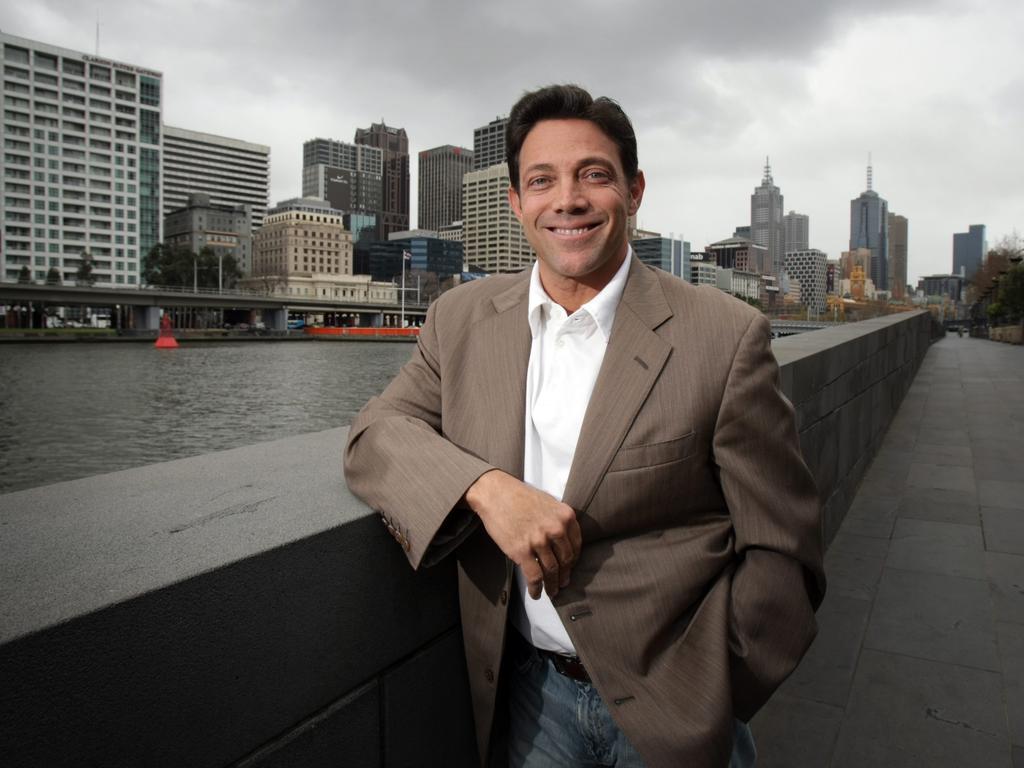 Jordan Belfort in Melbourne. The stockbroker turned public speaker only had to serve 22 months in jail for stealing over $110 million.