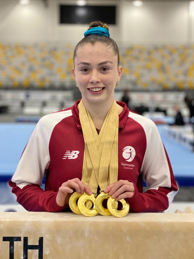 Jorja Gunther, Premier Gymnastics Gymnasts. Picture: Contributed