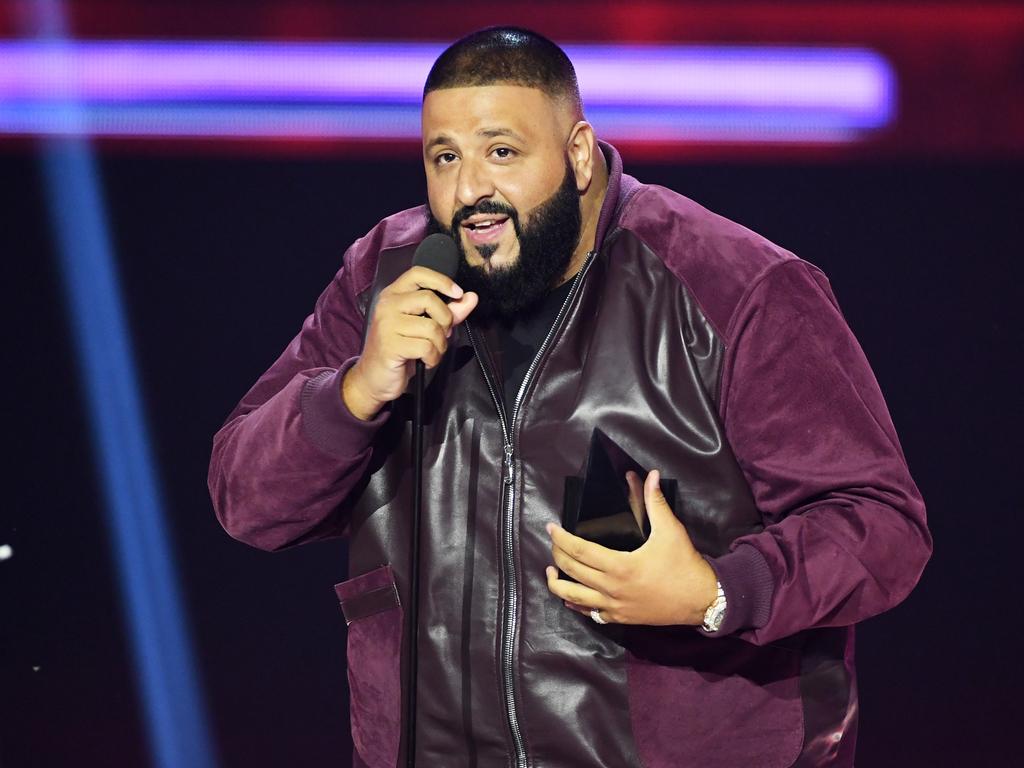 DJ Khaled accepts the Favorite Song - Rap/Hip-Hop award for ‘I’m the One’ onstage during the 2017 American Music Awards at Microsoft Theater on November 19, 2017 in Los Angeles, California. Picture: Getty