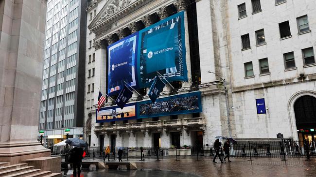 After surging 28 per cent in five months on the AI boom and dovish signals from the Fed, the S&amp;P 500 was hit by interest rate jitters this week. Picture: AFP