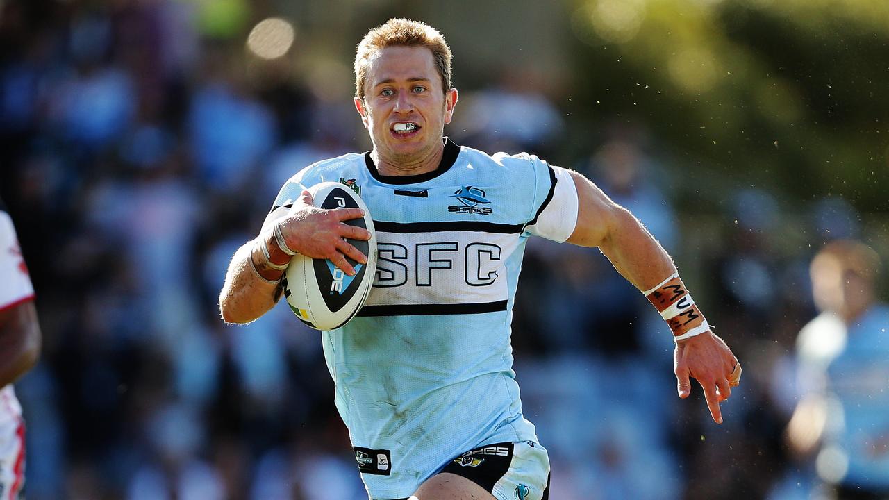 Nathan Stapleton played several seasons for the Sharks. Picture: Brett Costello