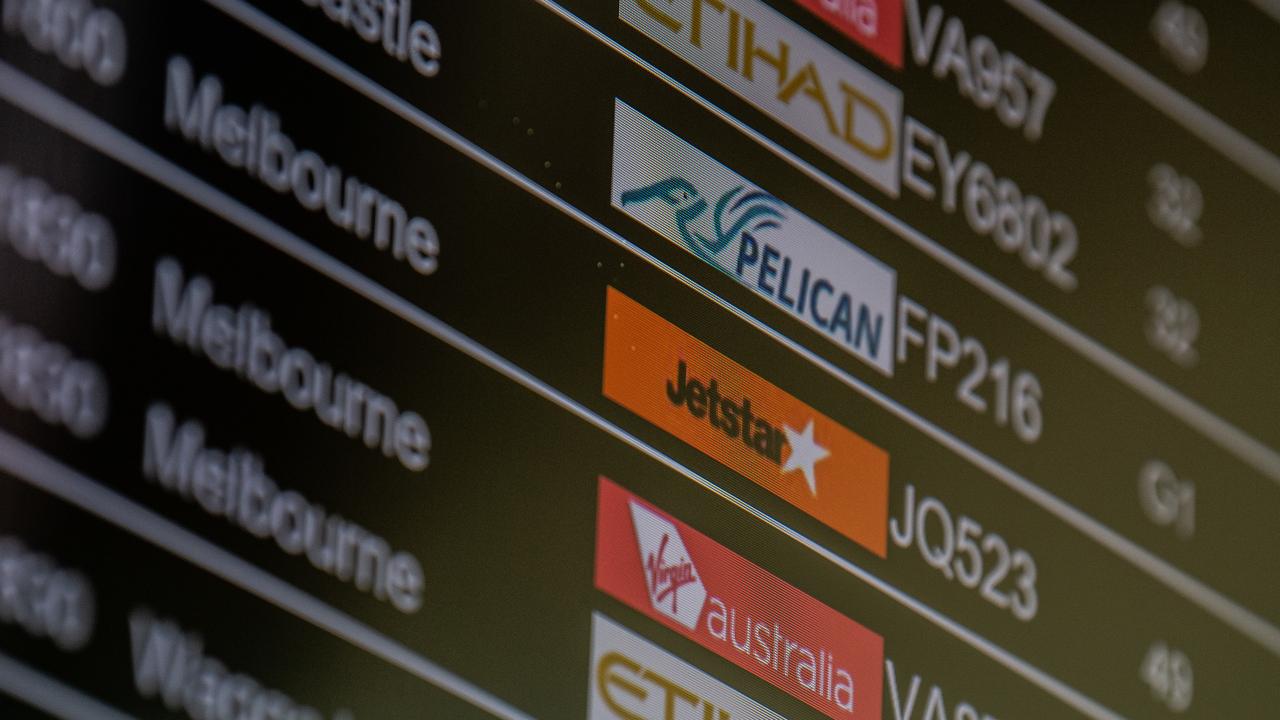 The travel industry, including aviation, has been hit hard amid the pandemic. Picture: AAP Image/James Gourley.