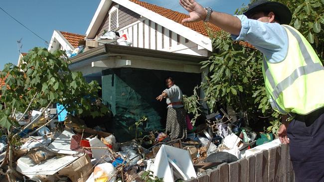 2005: Another year of hoarding piles up. Picture: John Grainger 