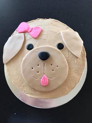 This cute cake made by Kayla Archer was simple, but impressive.