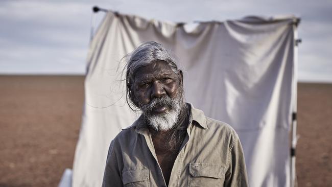 Indigenous actor David Gulpilil at his home in Murray Bridge. Picture: Richard Freeman