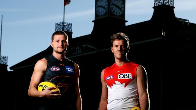 Jacob Hopper and Luke Parker know the stakes are high this weekend. Picture: Getty Images