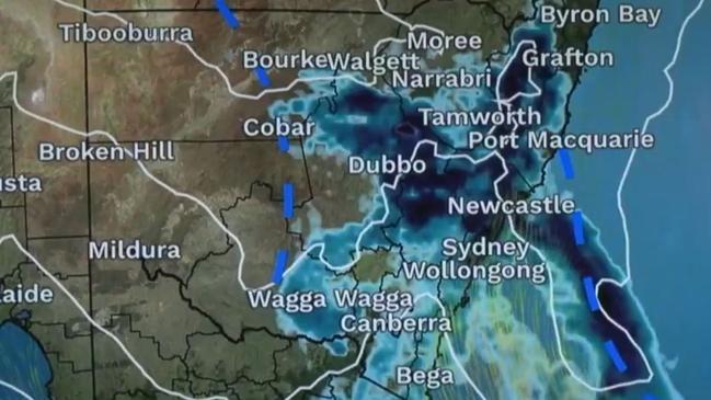 The heavy rainfall is likely to continue all week. Picture: BOM