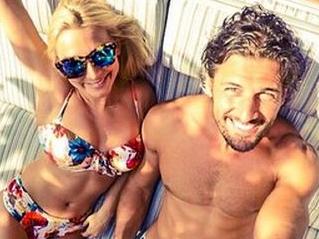 Anna Heinrich and Tim Robards in Bali. Picture: Instagram DESTINATION: Bali celebritytravelpix