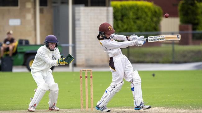 Joe Cotgreave when he played for Padua in the AIC cricket (AAP Image/Richard Walker)