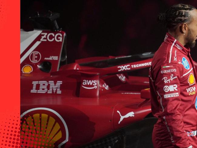 The wait is over! Lewis Hamilton gets behind the wheel of his new Ferrari SF-25 for the 2025 Formula 1 season