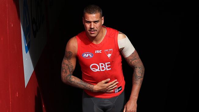 Lance Franklin, who is preparing to play his 250th game, believes mega contracts will soon be commonplace. Picture: Phil Hillyard
