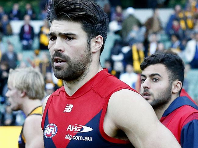 Hawthorn v Melbourne Chris Dawes post game Picture:Wayne Ludbey