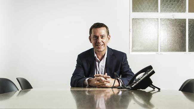 Liquidator, David Stimpson of SV Partners at his Brisbane office. Photo: Mark Cranitch