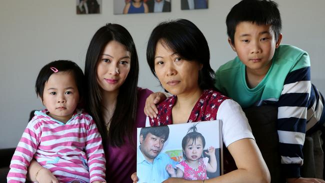 Elsa Voong has been forced to raise her and her late husband’s three young children alone. Picture: Yuri Kouzmin