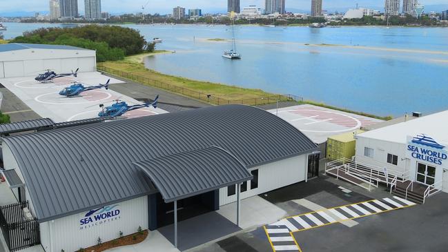 The Sea World Helicopters heliport near the Sea World theme park carpark was built in 2019.