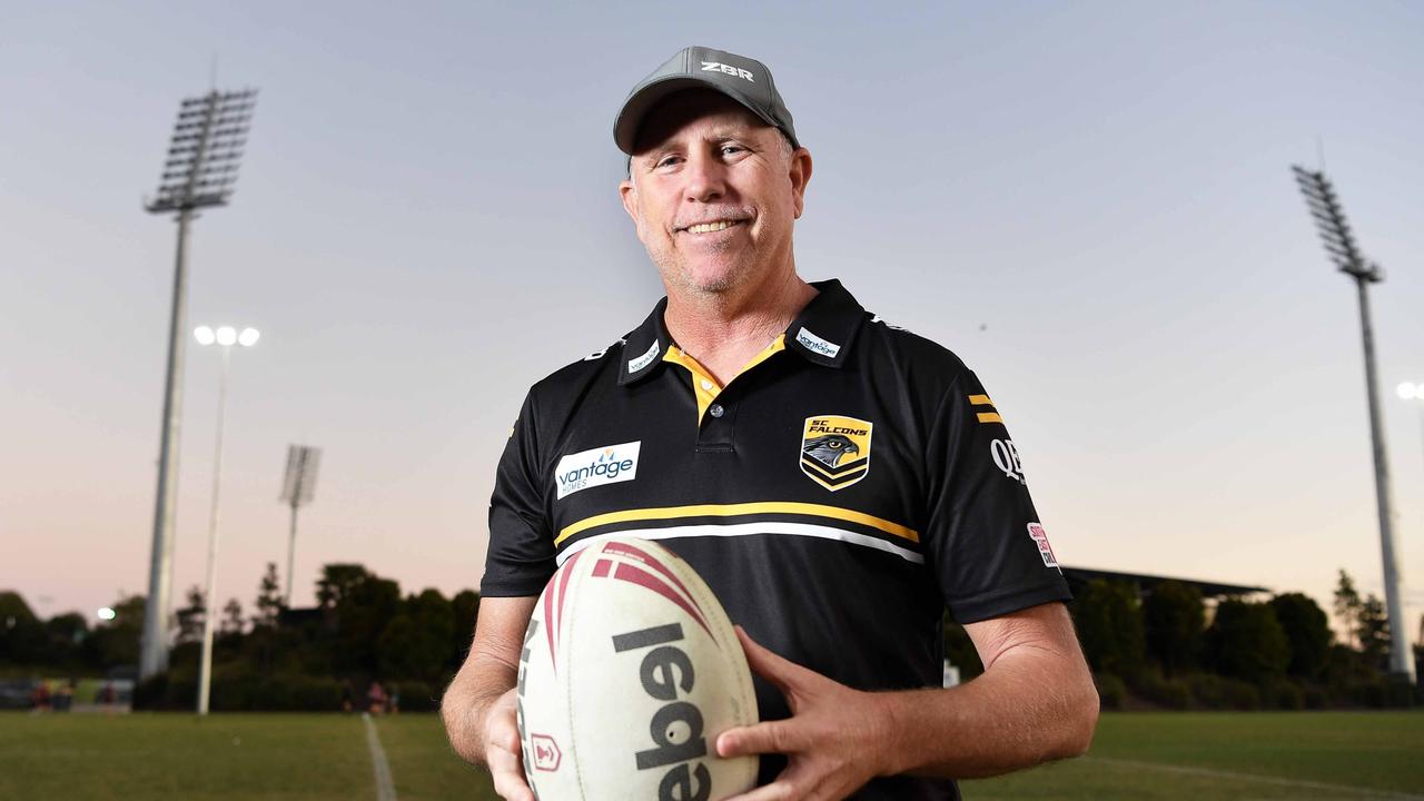 Sunshine Coast Falcons head coach Brad Henderson. Picture: Patrick Woods.