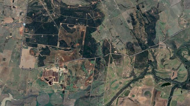 Greenswamp, southwest of Chinchilla. Picture: Google Maps