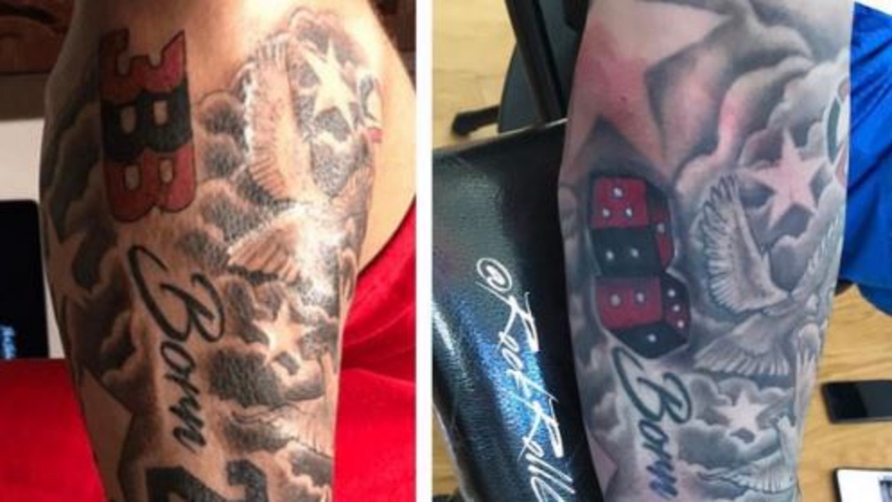 Lonzo Ball's stunning new tattoo sleeve features U.S. icons - Los Angeles  Times