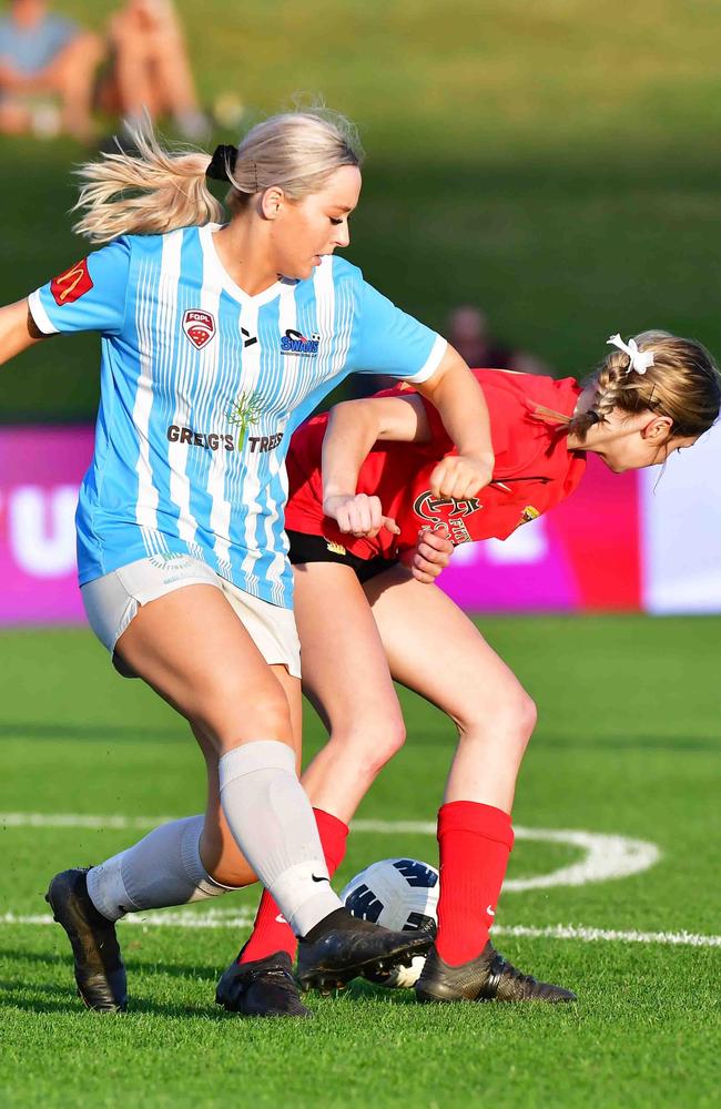 SOCCER: Women's Sunshine Coast Fire V Maroochy Swans. Picture: Patrick Woods.