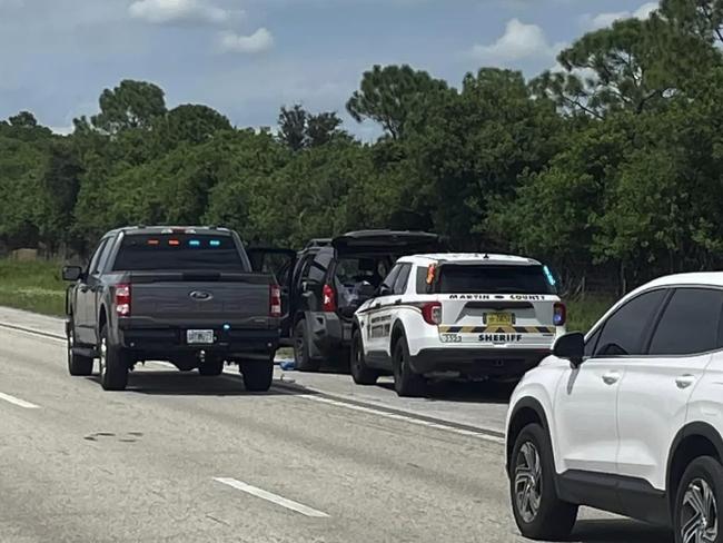 A car which is believed to be that of the accused gunman. Picture: Courtesy Martin County Sheriff