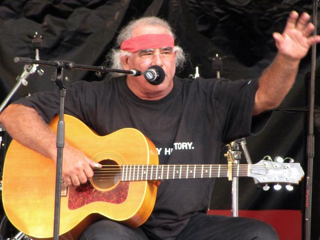 Aboriginal artist Kev Carmody will perform at the Yabun festival at Victoria Park, Camperdown. Picture: Phil Blatch