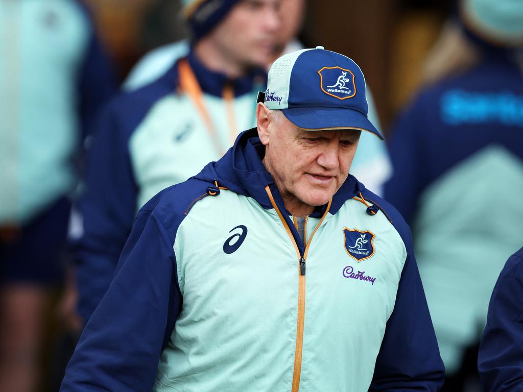 Wallabies coach Joe Schmidt’s time as head coach could be close to its end. Picture: Getty Images