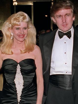 Ivana Trump was Donald Trump’s first wife. Picture: AFP