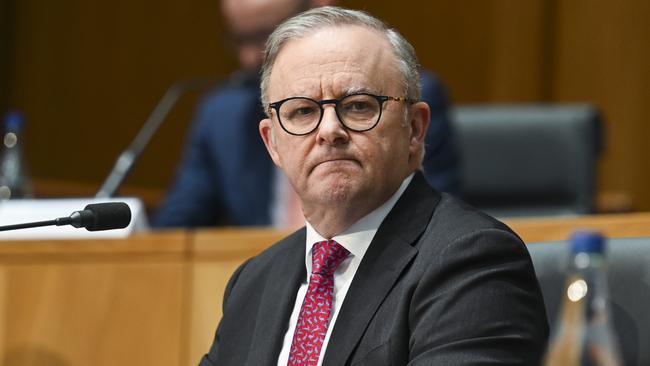 Recent polling suggests Prime Minister Anthony Albanese and the ALP are losing the support of the labour market. Picture: Martin Ollman