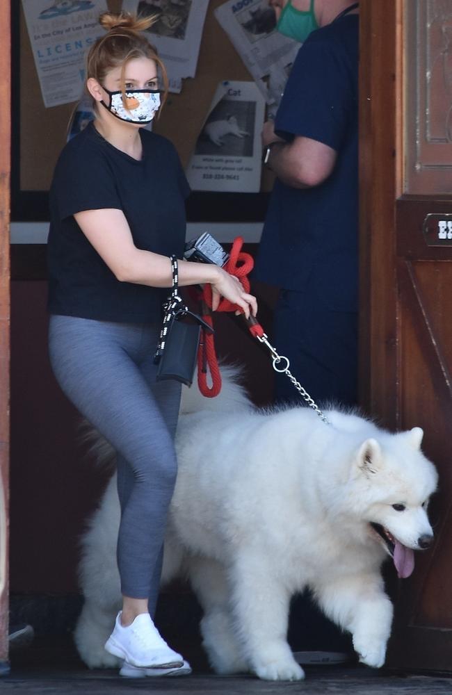 That’s one cute and very fluffy dog. Picture: Backgrid