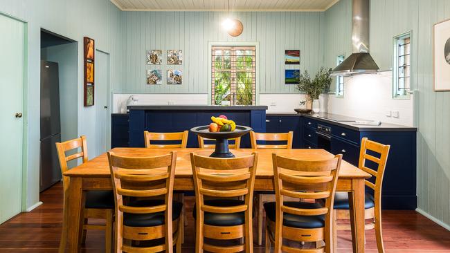 The kitchen has been sympathetically restored to reflect the era of the property.