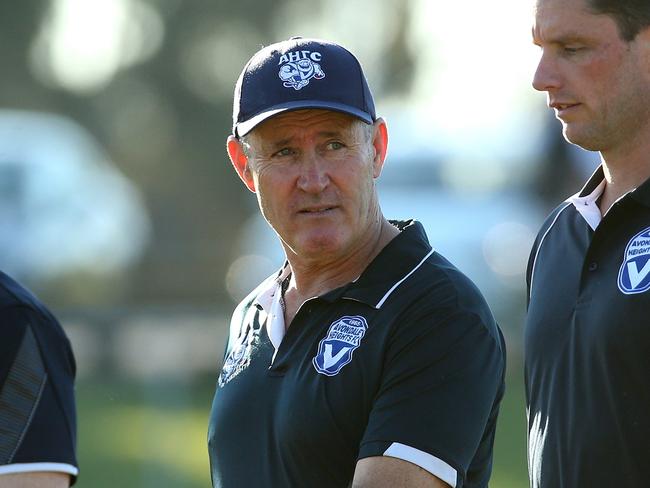 EDFL footy: Essendon Doutta Stars v Avondale Heights: Patrick Byrne coach of Avondale HeightsSaturday, May 22, 2021, in Essendon, Victoria, Australia. Picture: Hamish Blair