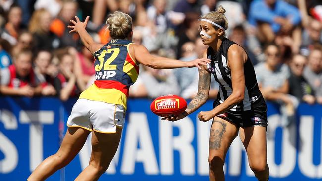 Hope had a slow start to AFLW02, but found her groove late in the season