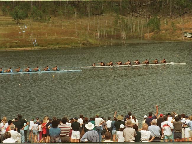 Wivenhoe Dam was mooted to host the rowing events.