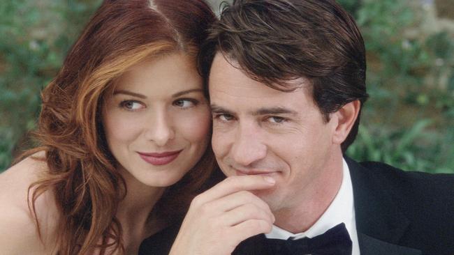 Debra Messing and Dermot Mulroney in the Wedding Date.