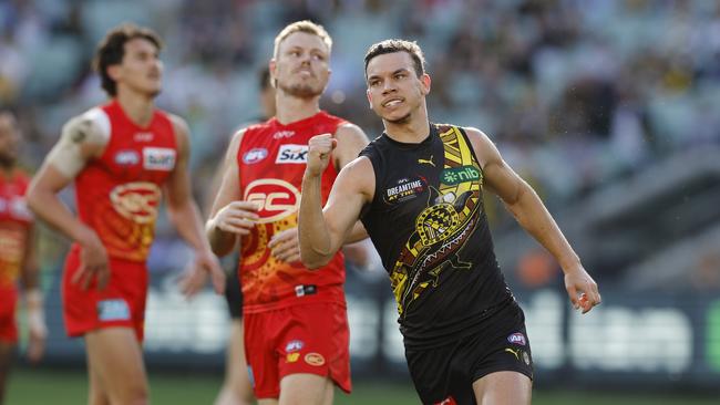 Daniel Rioli wants to be playing on the Gold Coast next year. Picture: Michael Klein